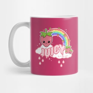 Kawaii Strawberry Rainbow Mug